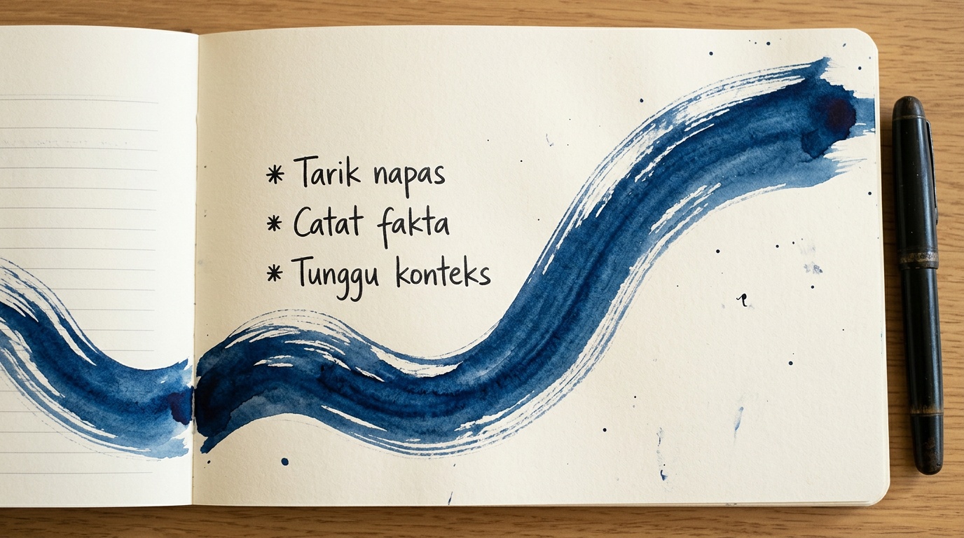 Ilustrasi belajar dari volatilitas pasar saham tanpa terbawa emosi