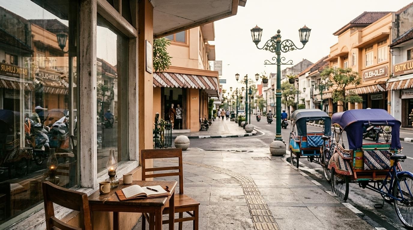 Suasana kawasan Malioboro Yogyakarta, lokasi editorial Jurnal IDX Indonesia